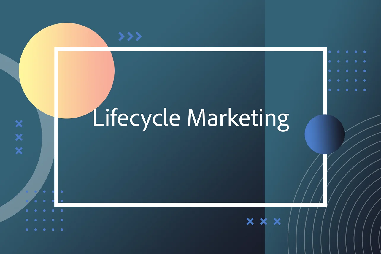abstract background for lifecycle marketing post